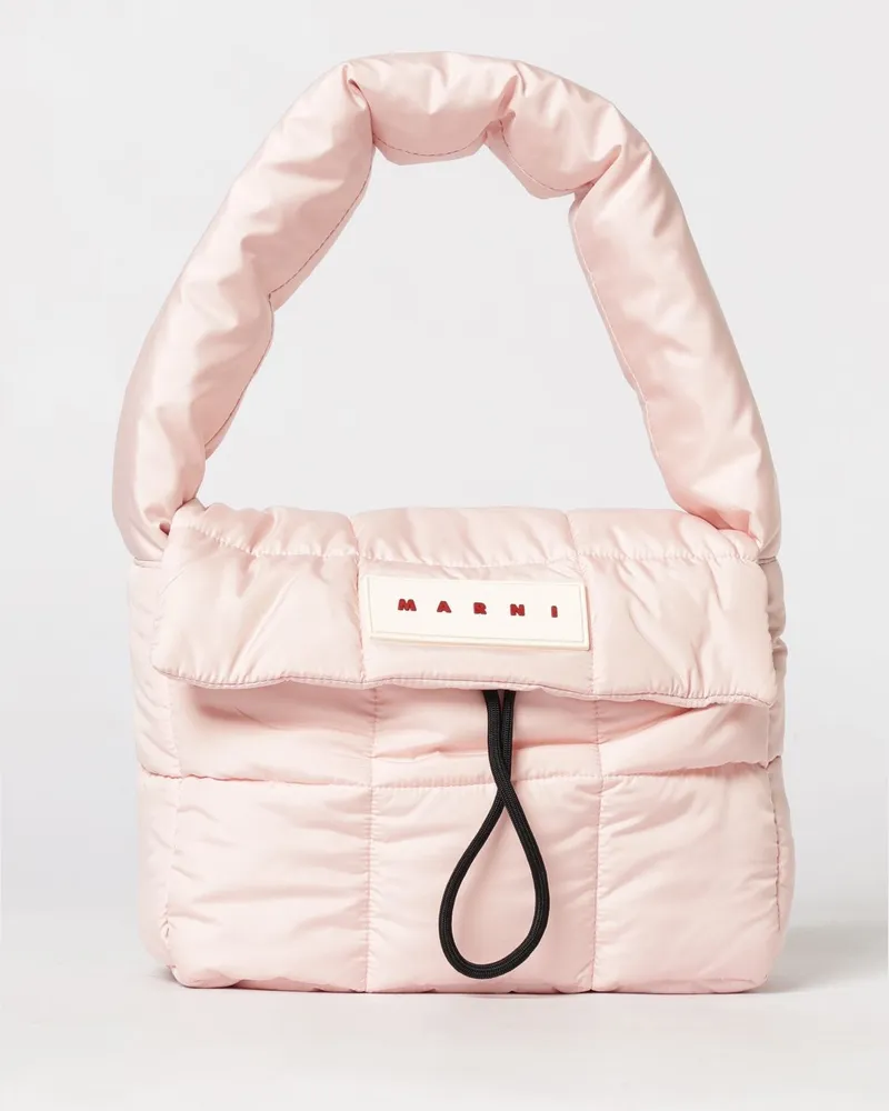 Marni Gesteppte Nylontasche Pink