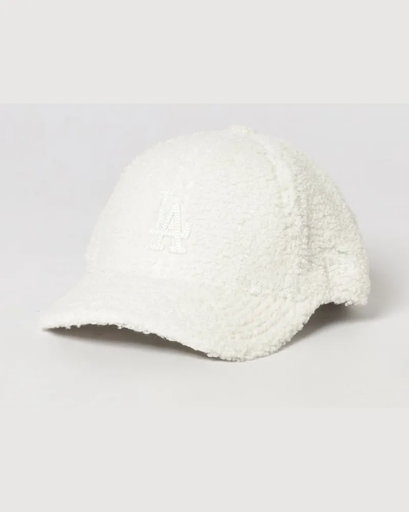 New Era 9Forty LA Dodgers Faux-Shearling-Cap für Mädchen Natural