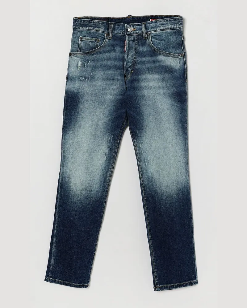 Dsquared2 Straight-Jeans für Jungen aus Stretch-Baumwoll-Denim Denim