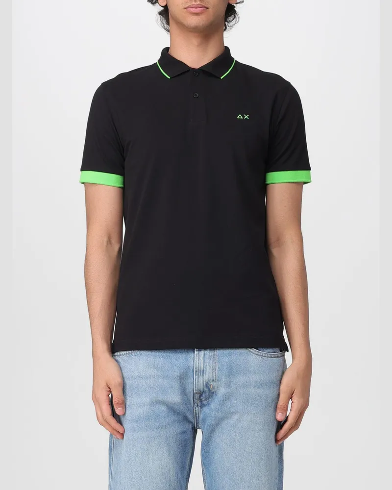 Sun68 Polo herren Schwarz