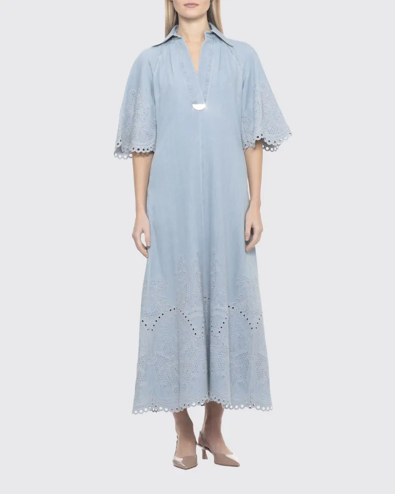 Zimmermann Kleid damen Hellblau