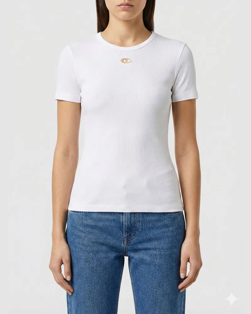 Diesel T-shirt damen Weiß