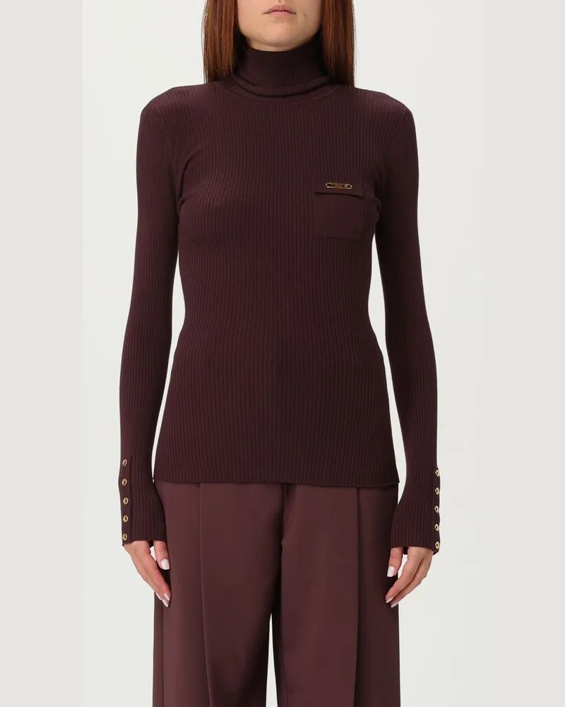 Elisabetta Franchi Pullover damen Weinrot