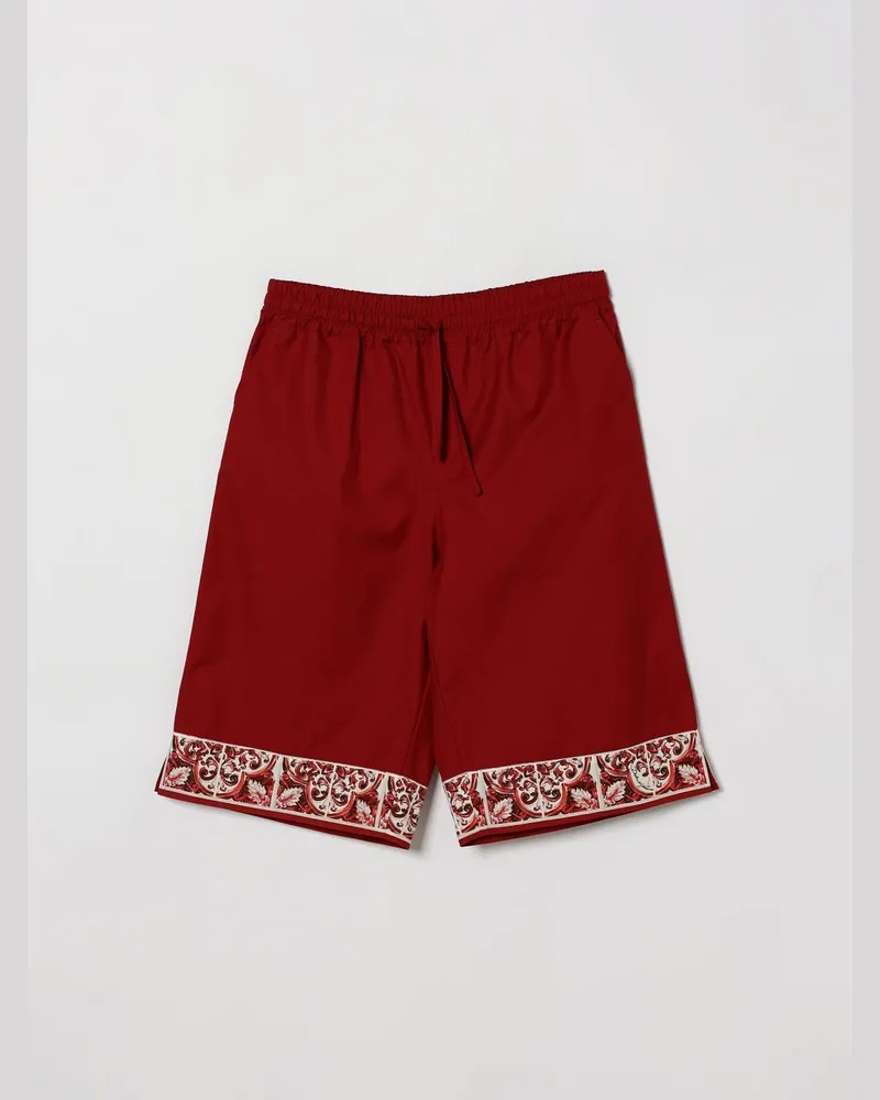 Dolce & Gabbana DOLCE  GABBANA Dolce & Gabbana Knielange Shorts für Mädchen mit Majolika-Print Bunt