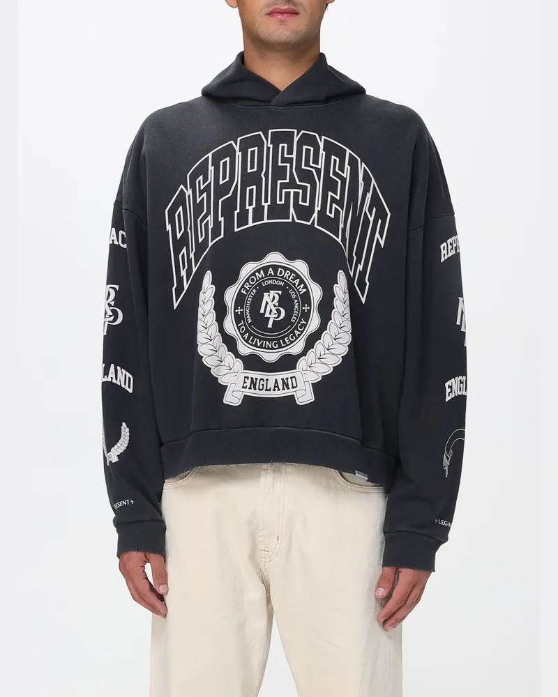 REPRESENT Sweatshirt herren Schwarz