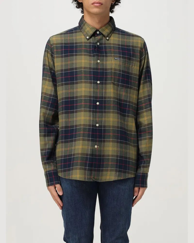 Barbour Hemd herren Grün