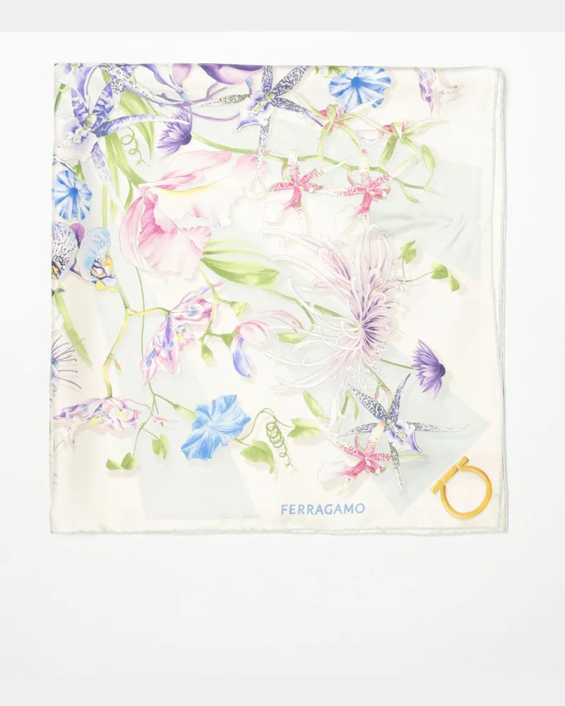 Ferragamo Schal damen Hellblau