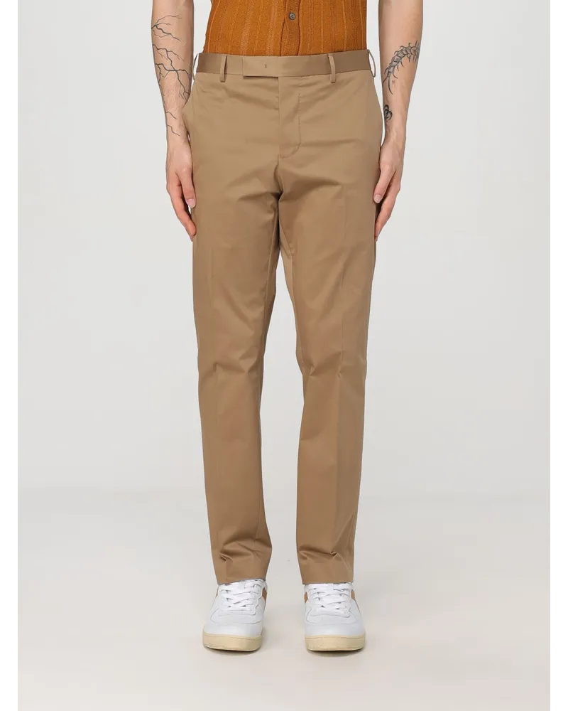PT TORINO Stretch-Baumwollhose Braun