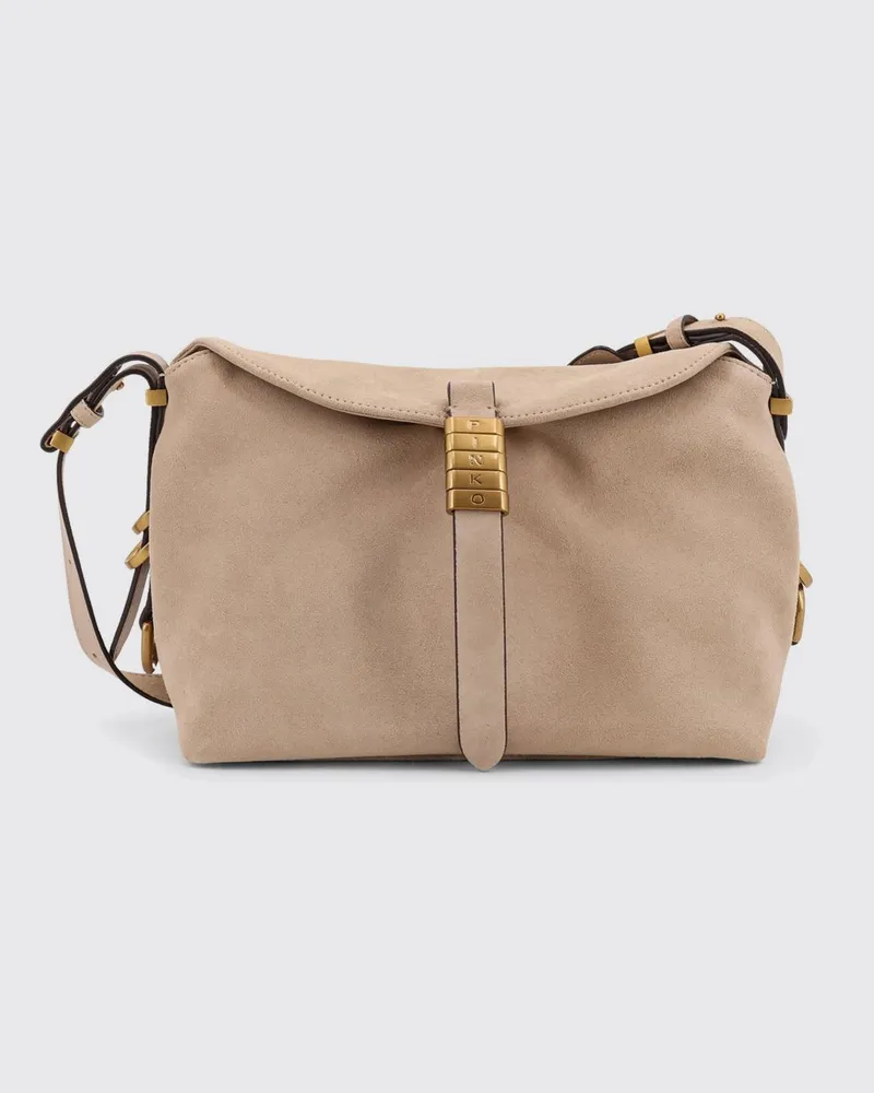 Pinko Schultertasche damen Beige