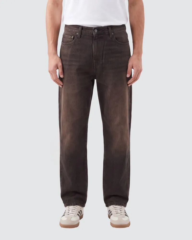 Carhartt WIP Aaron Tapered-Fit Jeans aus Baumwolldenim Schwarz