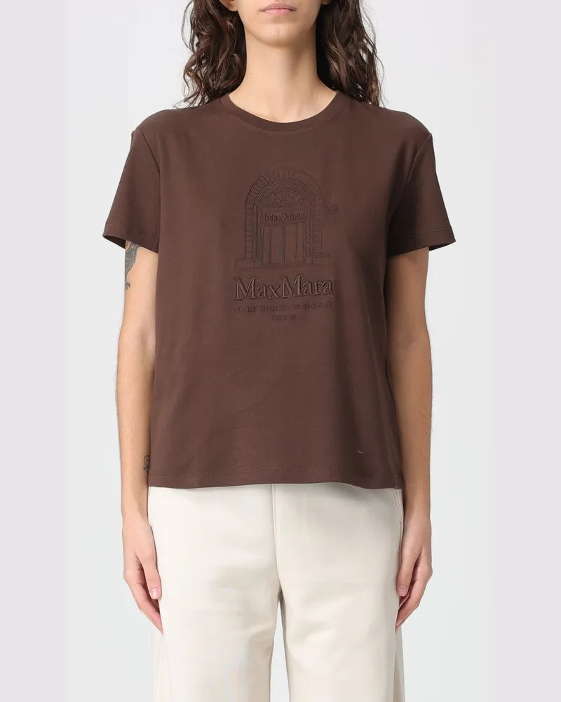 Max Mara T-shirt damen Max Mara Braun