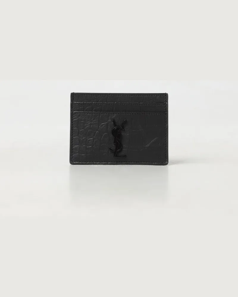 Saint Laurent Portmonnaie herren Schwarz