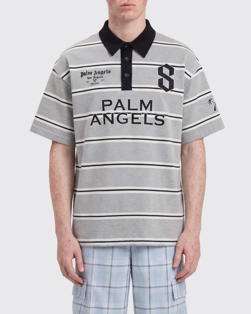 Palm Angels Polo herren Grau