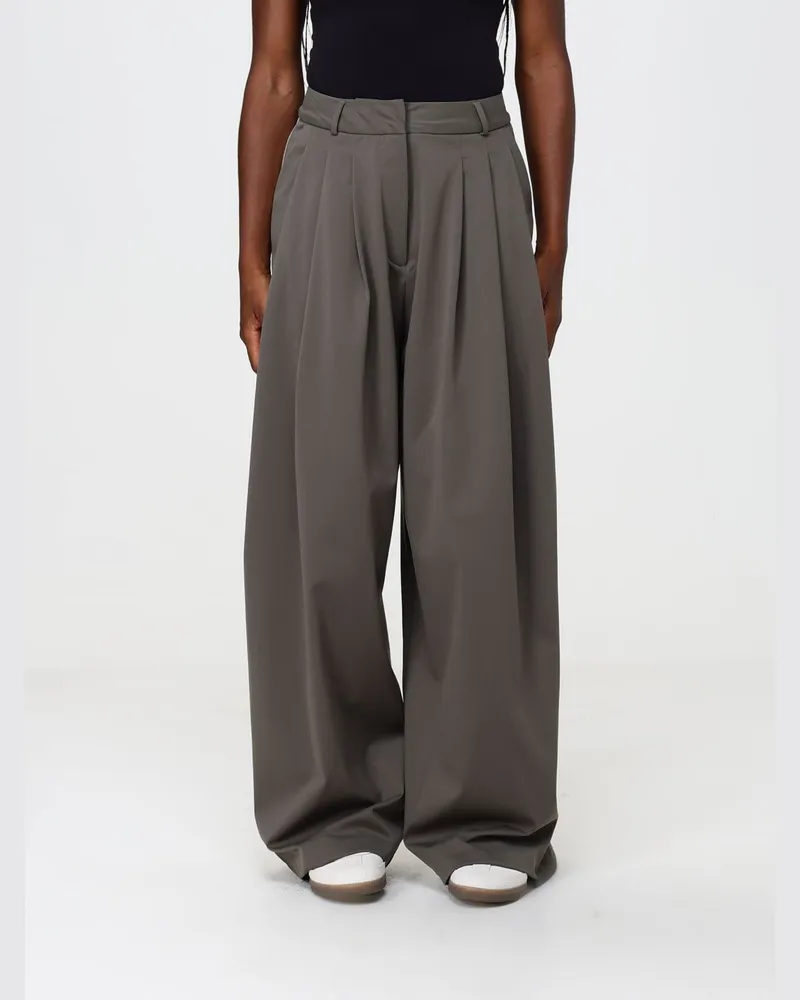 adidas High-Waist-Hose mit weitem Bein aus recyceltem Stoff mit Bundfalten Dark