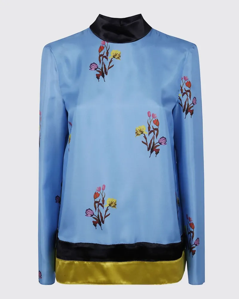 Marni Top damen Blau