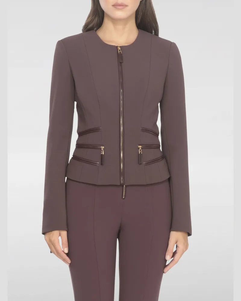 Elisabetta Franchi Blazer damen Burgunderrot