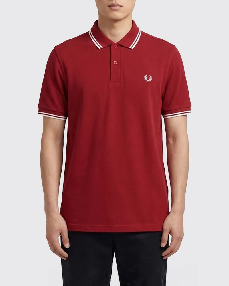 Fred Perry T-shirt herren Rot