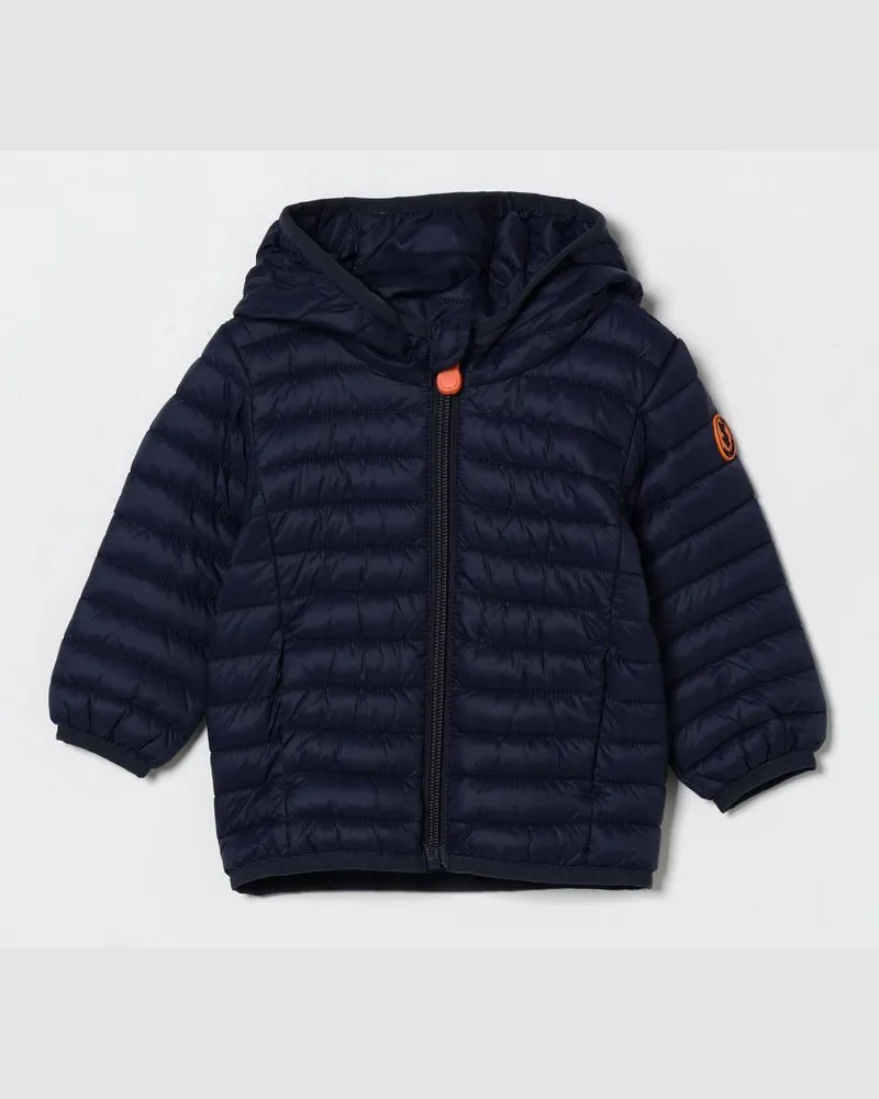 Save The Duck 100 Gramm Daunenjacke aus Nylon mit Kapuze Navy