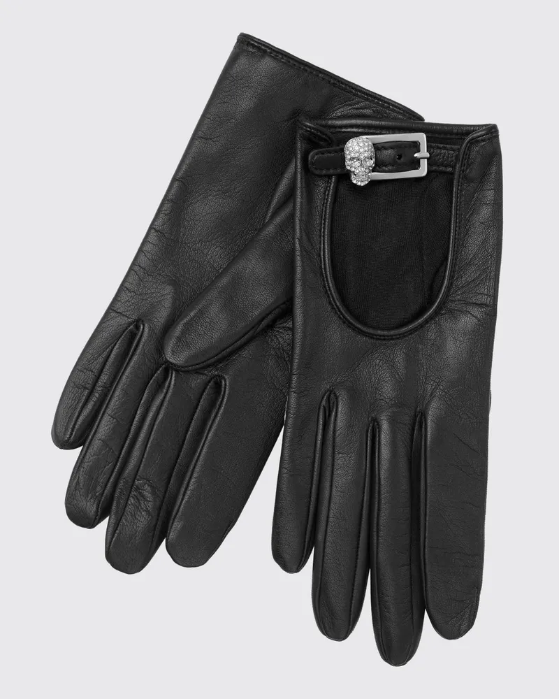 Philipp Plein Handschuhe damen Schwarz