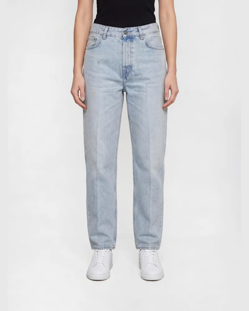 Haikure Mittelhohe Straight-Jeans aus Bio- und recycelter Baumwolle Blau
