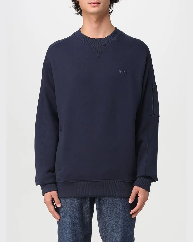 HUGO BOSS Sweatshirt herren Blau