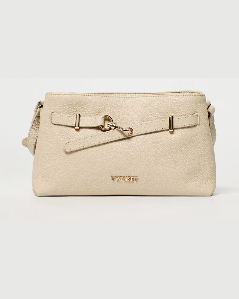 Twin-Set Schultertasche damen Beige