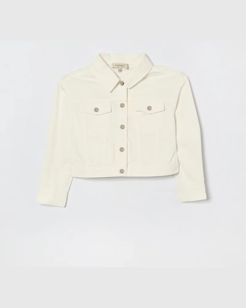 Twin-Set Jacke kinder Weiß