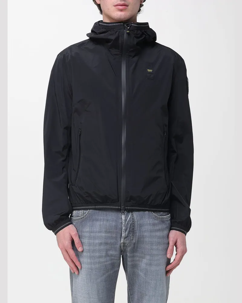 Blauer Jacke herren Schwarz
