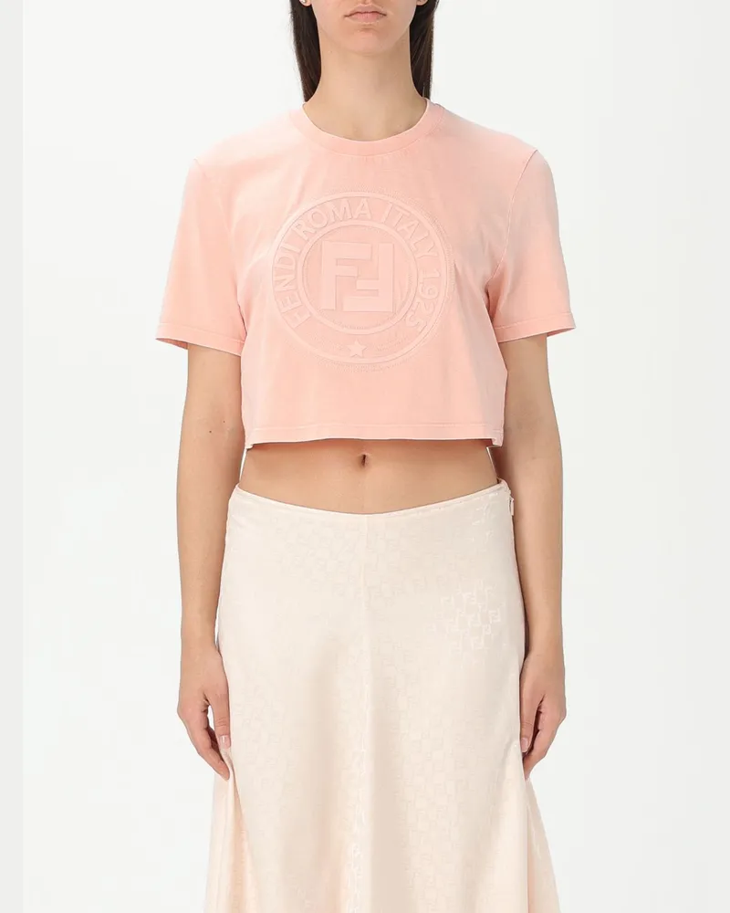 Fendi T-shirt damen Pink