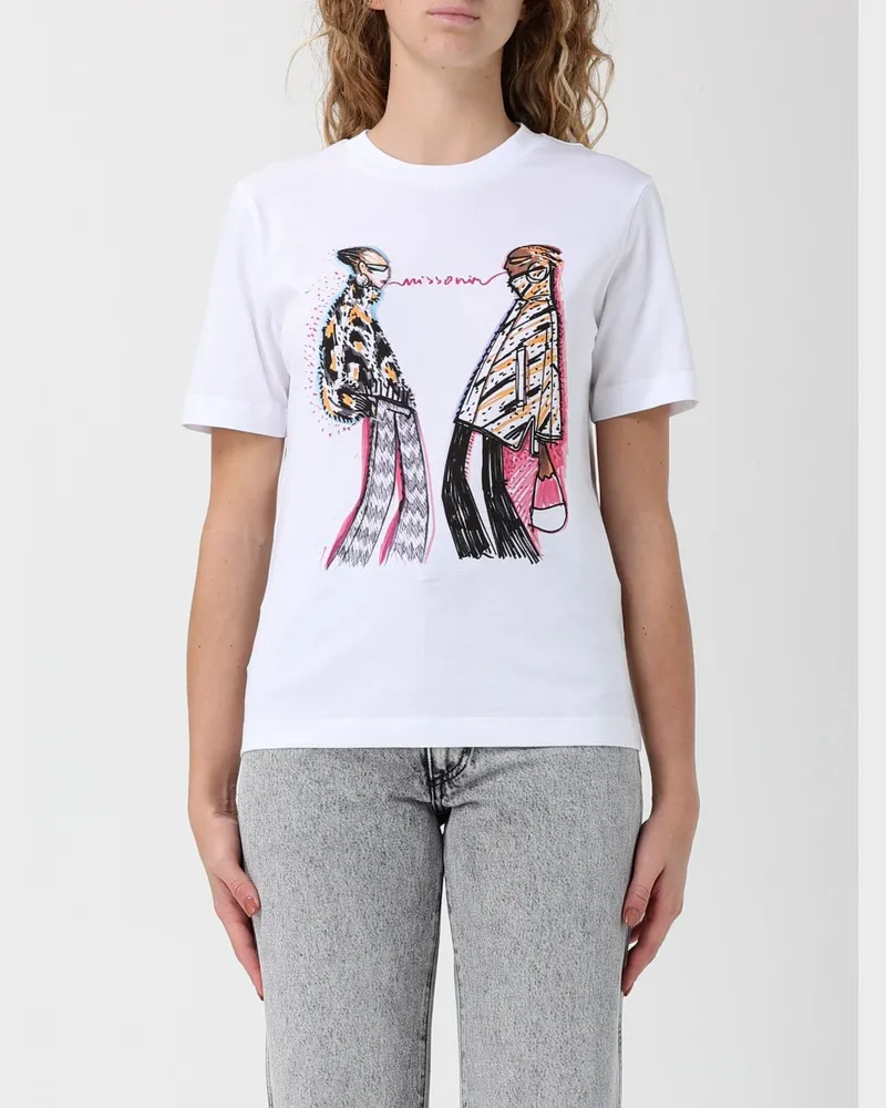 Missoni T-shirt damen Weiß
