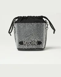 Moschino Handtasche Silber