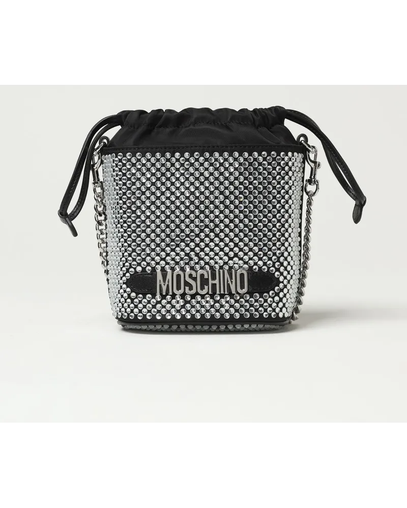 Moschino Handtasche damen Silber