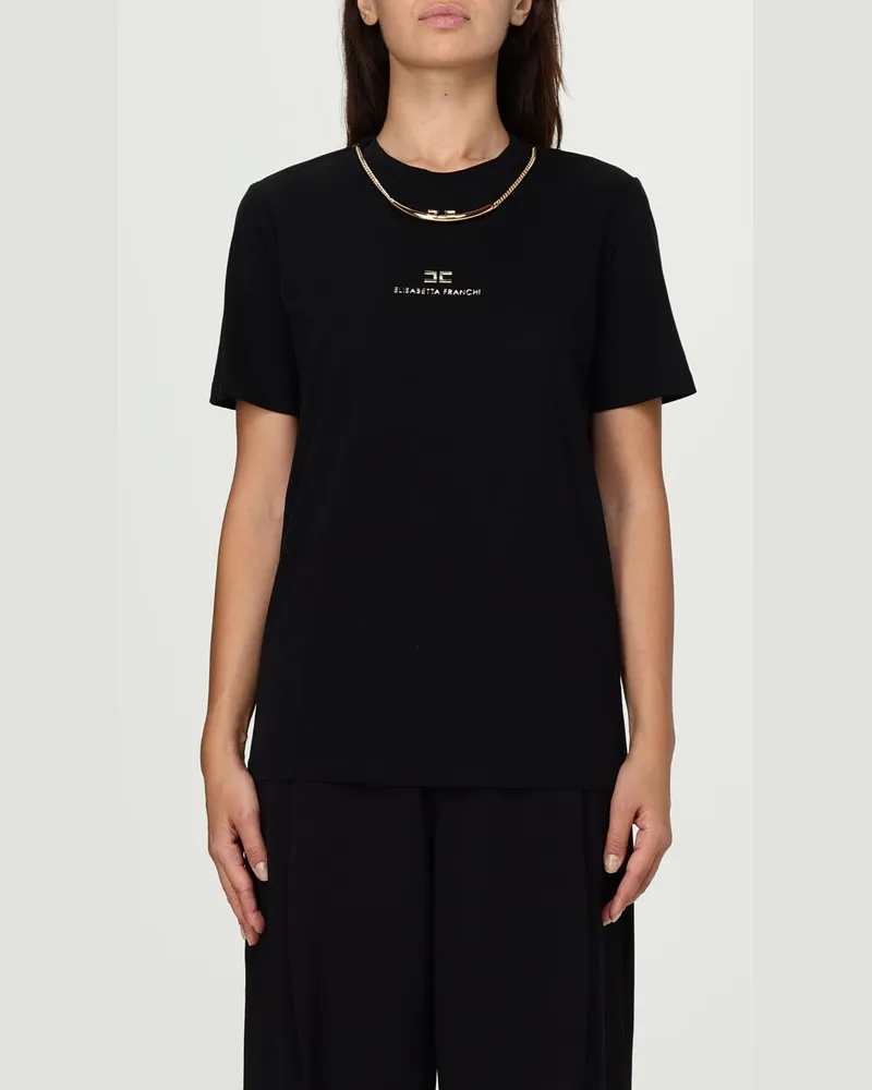 Elisabetta Franchi T-shirt damen Schwarz