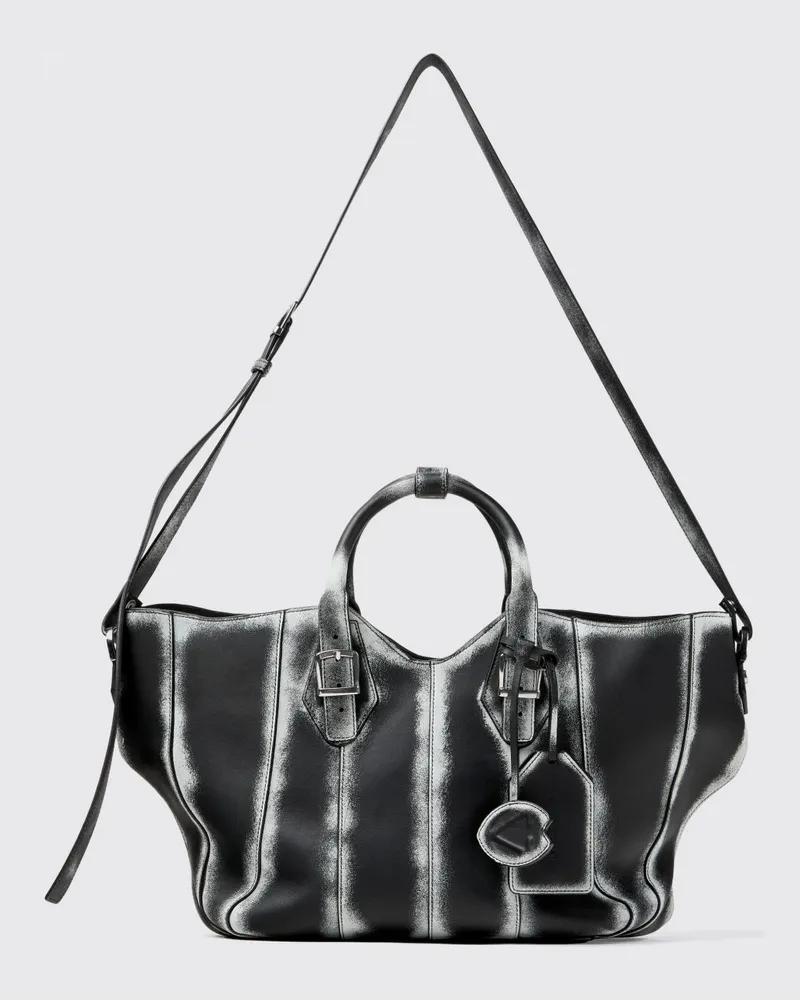 Camper Laukku Tasche aus gestreiftem Leder Bunt