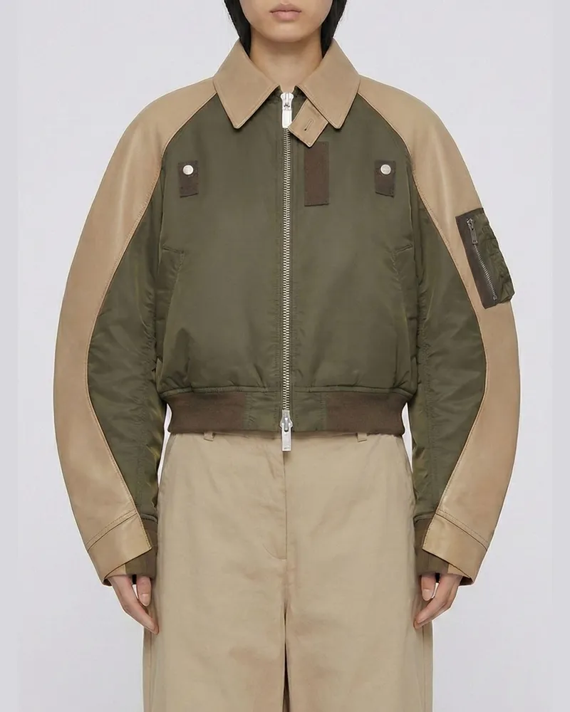 Sacai Jacke damen Kaki