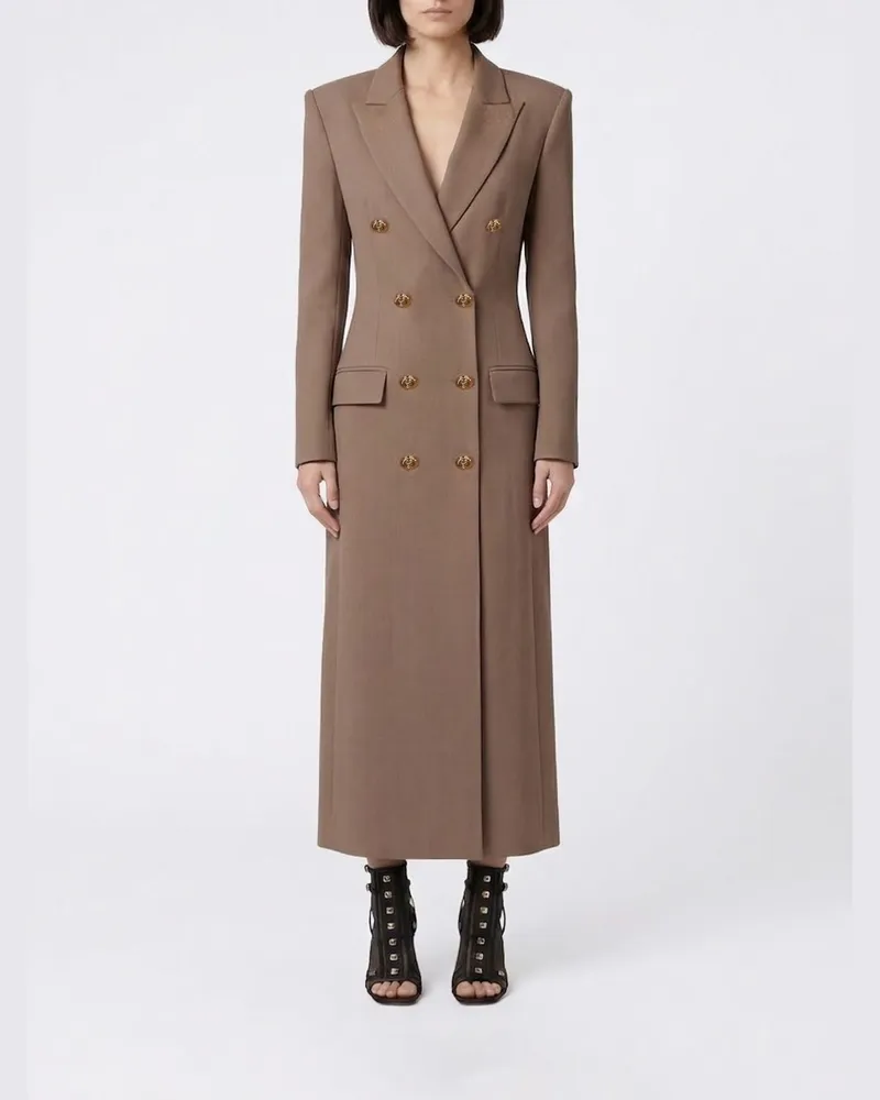 Elisabetta Franchi Mantel damen Beige