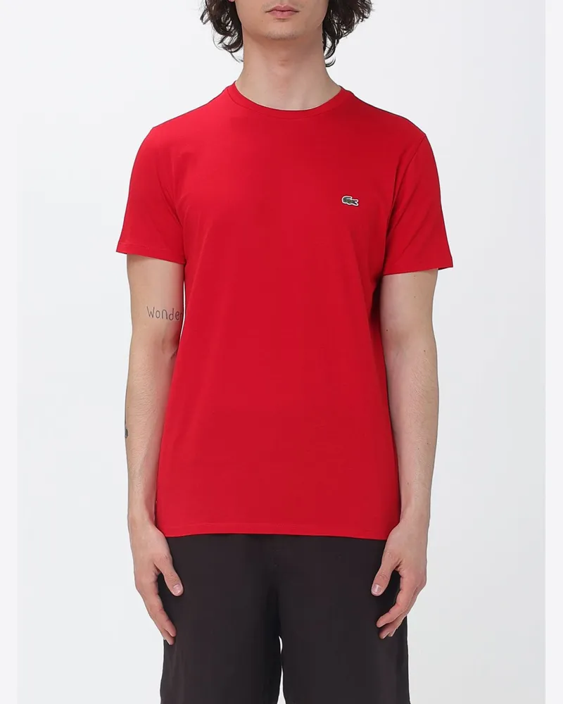 Lacoste T-shirt herren Rot