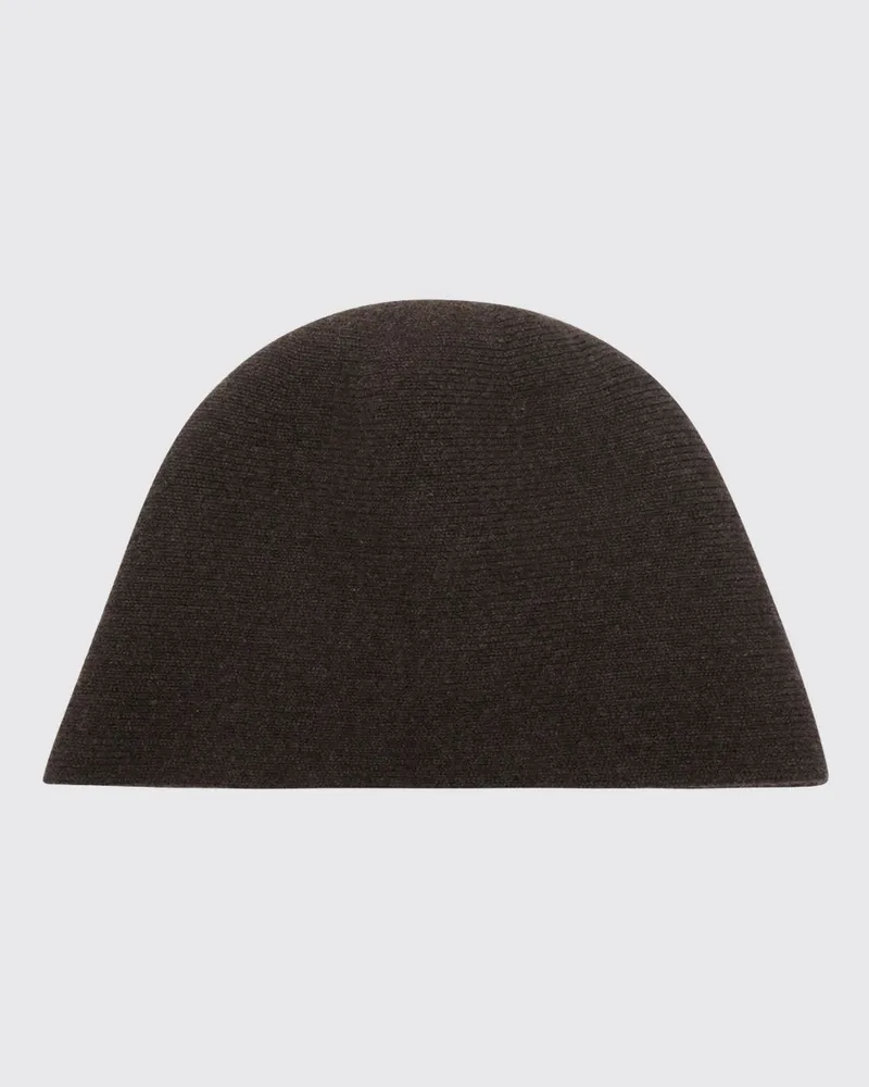 Uma Wang Minimalistische Beanie-Mütze von aus reinem Kaschmir Braun