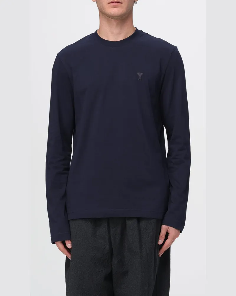 AMI Paris T-shirt herren Blau