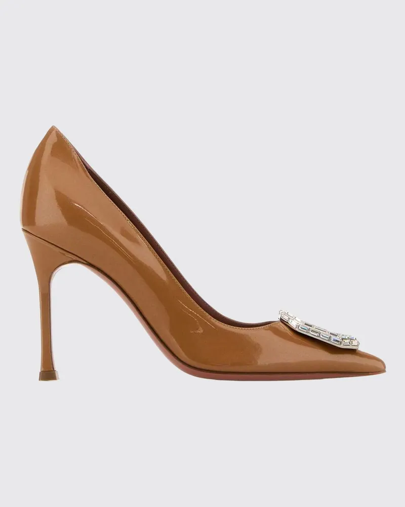 Amina Muaddi Absatzschuhe damen Milch