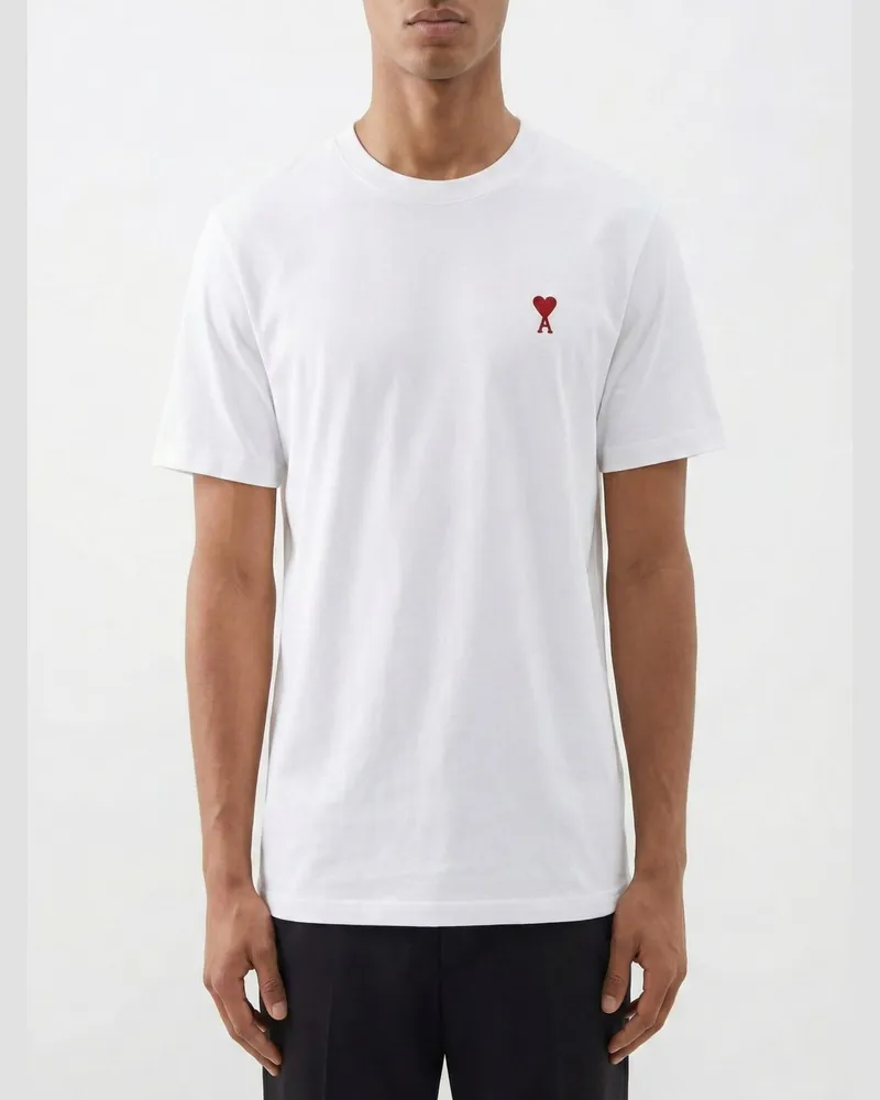 AMI Paris T-shirt herren Weiß