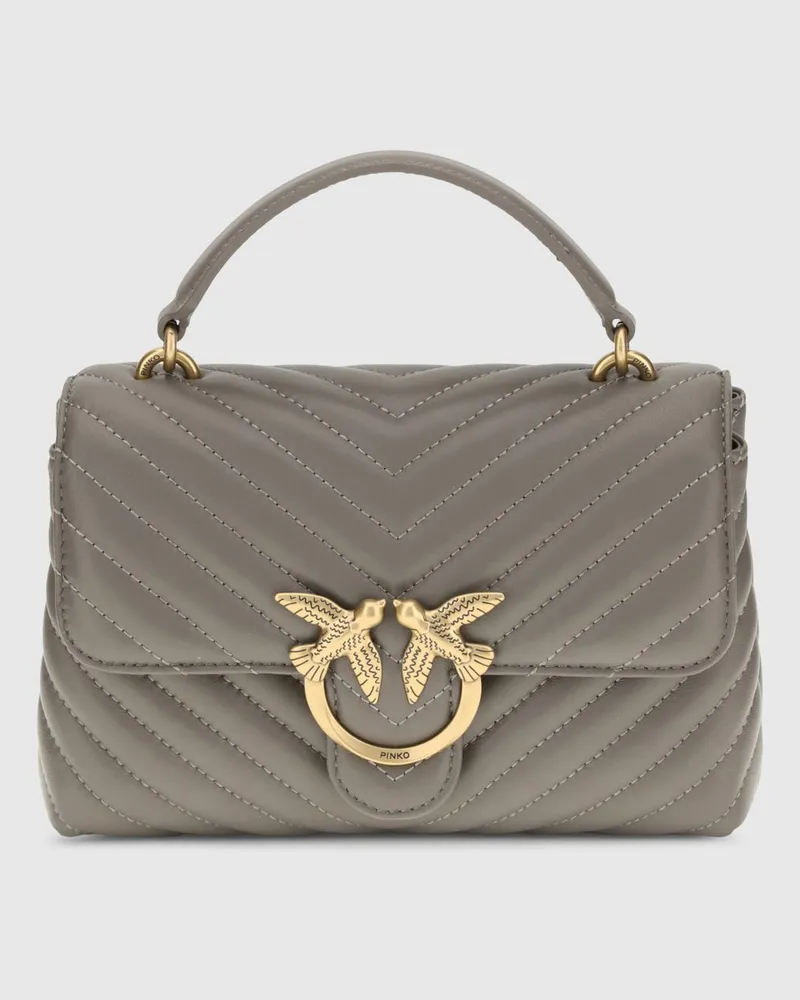 Pinko Handtasche damen Grau