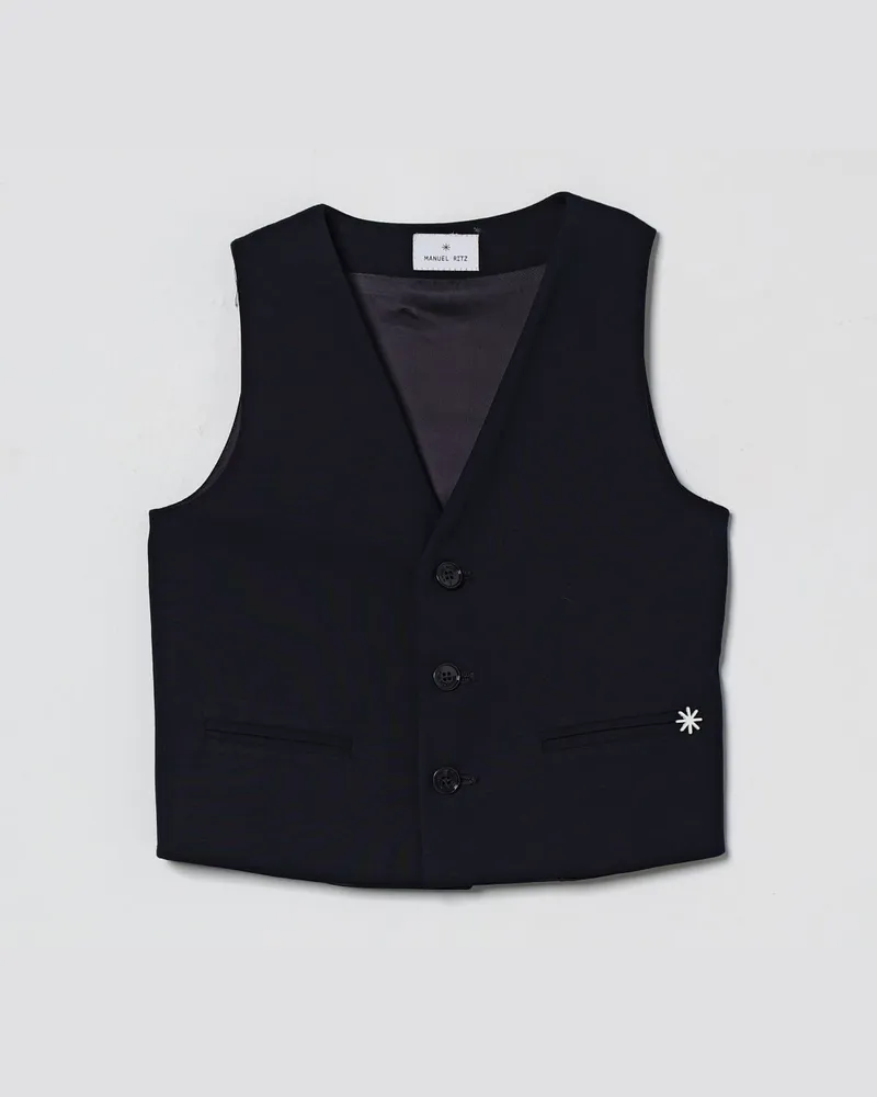 Manuel Ritz Weste kinder Blau