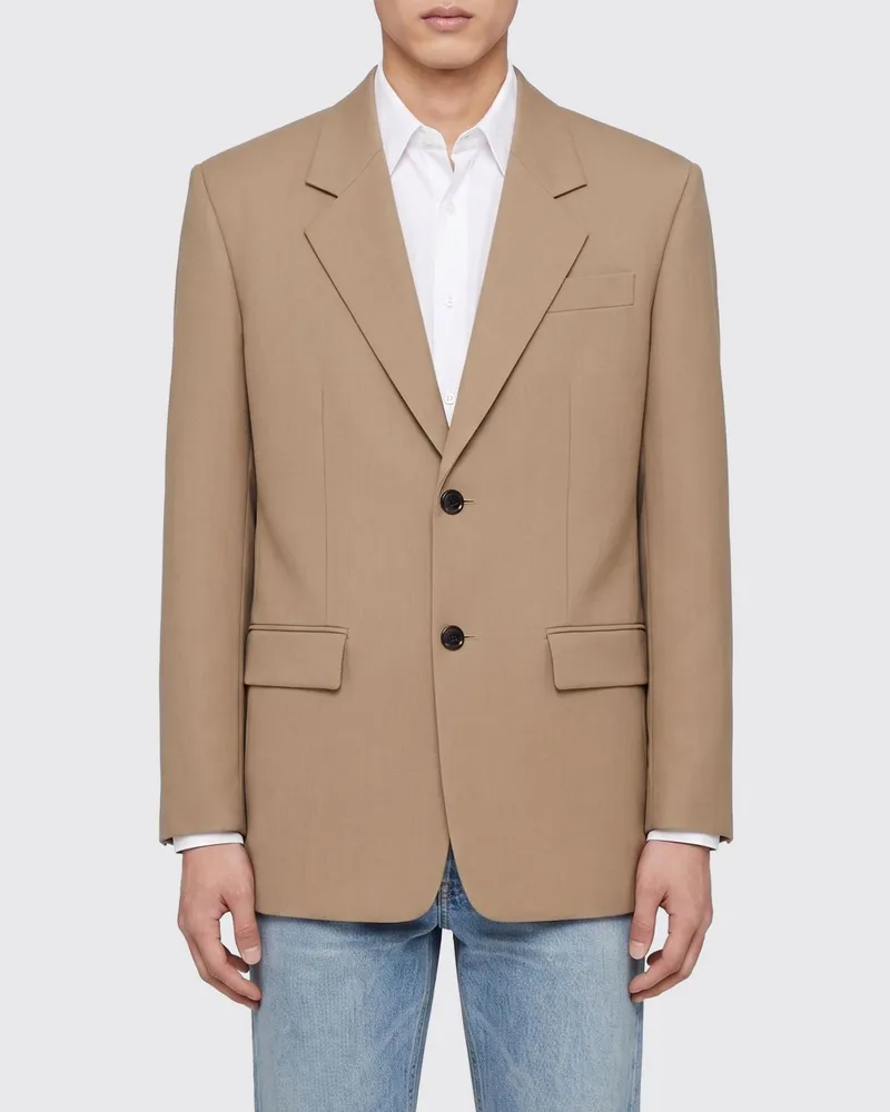 Saint Laurent Jacke herren Beige