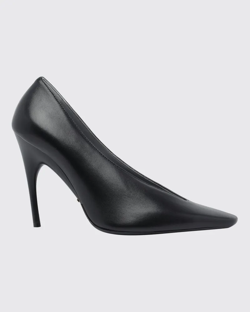 Balenciaga Duchesse Pumps aus Kalbsleder mit hohem Stilettoabsatz Schwarz