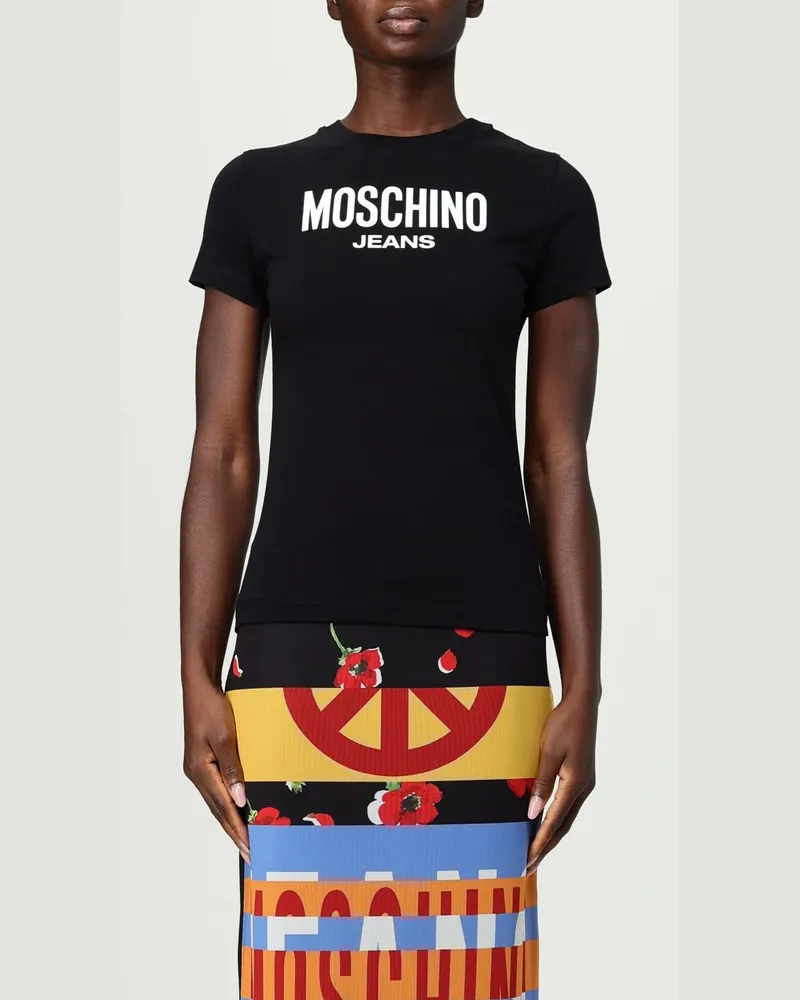 Moschino T-shirt damen Schwarz