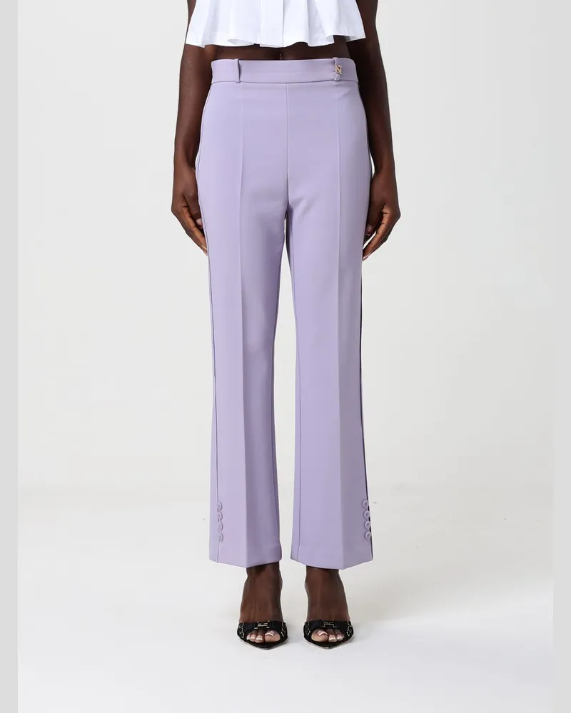Elisabetta Franchi Hose damen Lila