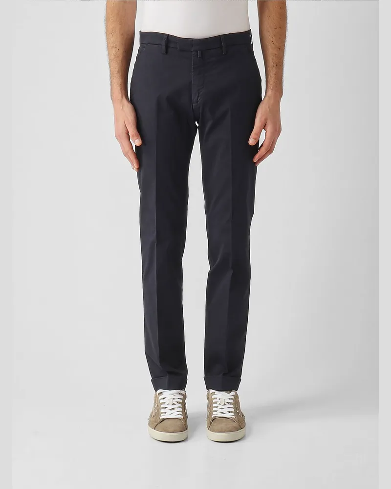 Briglia 1949 Stretch-Baumwoll-Chino Navy