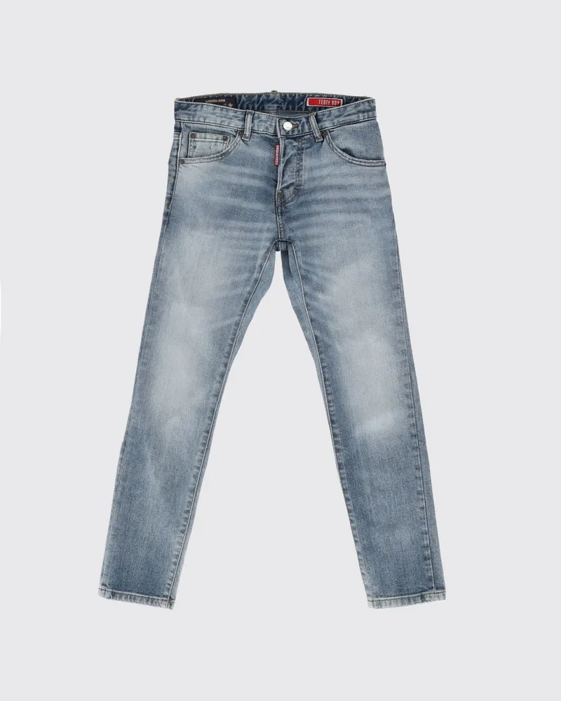 Dsquared2 Slim-Fit Jeans Teddy für Jungen aus Stretch-Denim Denim