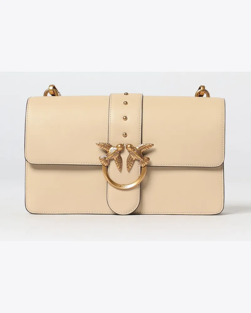 Pinko Schultertasche damen Beige